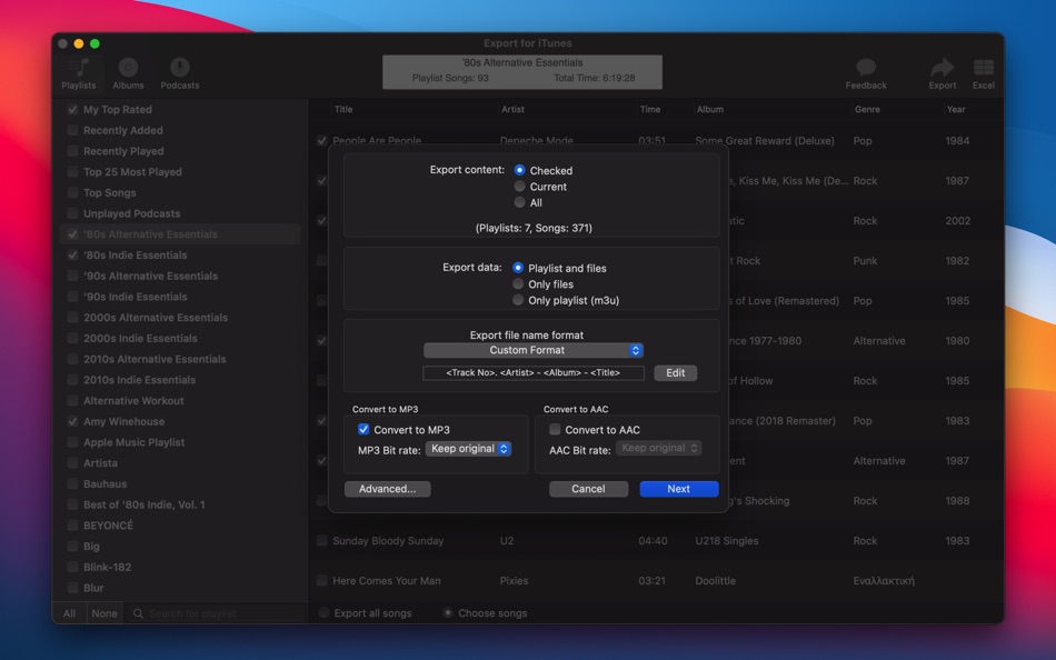 #7. Export for iTunes (macOS) Podle: Georgios Trigonakis