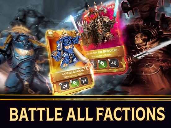 Warhammer Combat Cards iPad app afbeelding 1