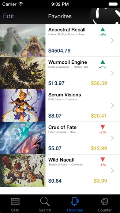 Screenshot #3 pour EchoMTG - TCG Card Pricing