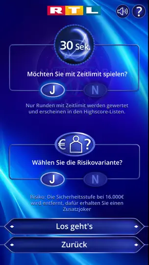 Screenshot von Wer Wird Millionär? Training auf dem iPhone 1