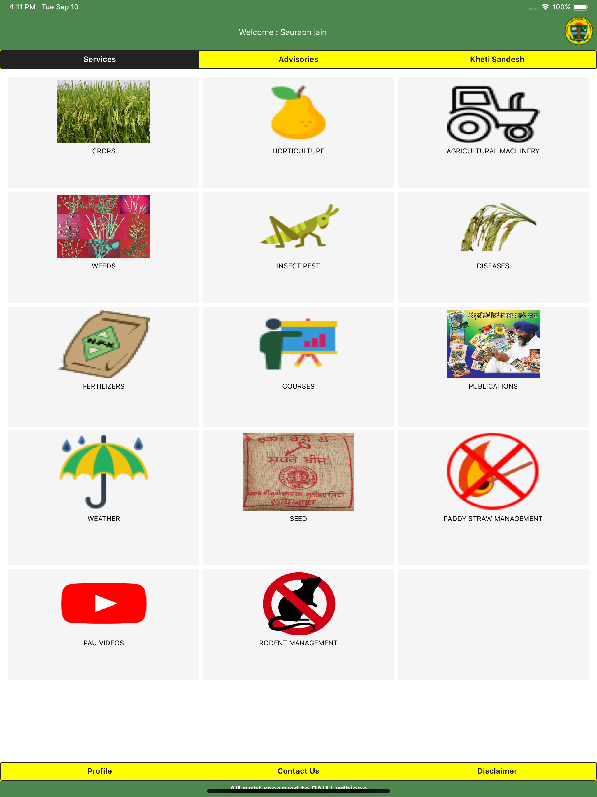PAU Kisan App screenshot 3