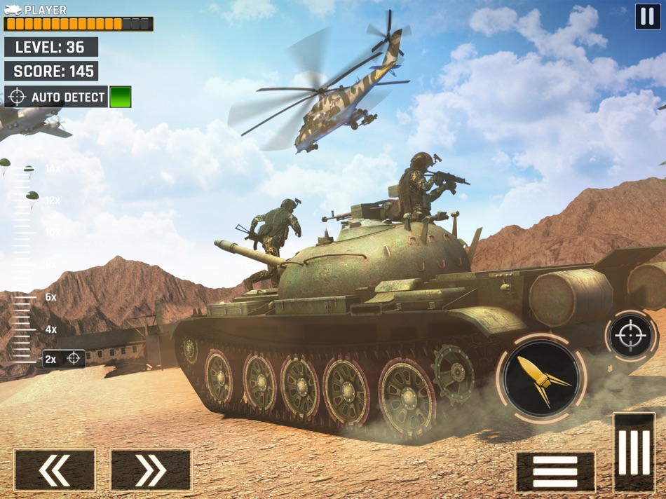 #7. Tank Games 3D : Army War Games (iOS) Przez: Epic Bit Game