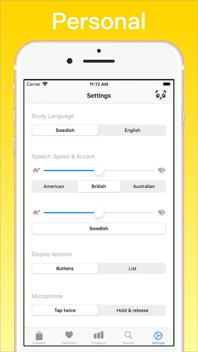 Learn Swedish + Screenshot