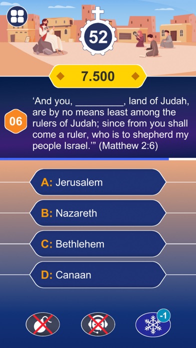 Bible Trivia: Jesus Quiz Games Screenshot