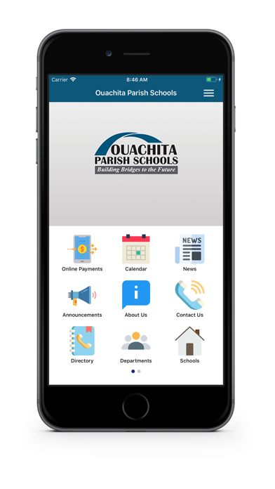 Ouachita Parish Schools iPhone screenshot 2 - Education app