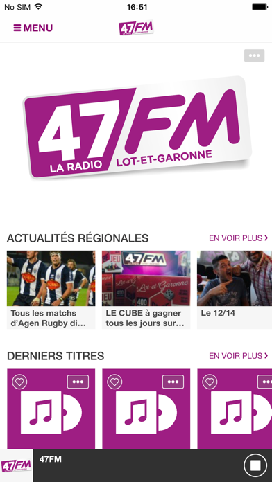 Screenshot #1 pour 47FM