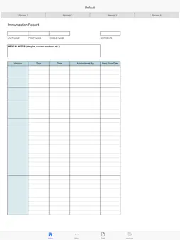 Immunization Log screenshot 8