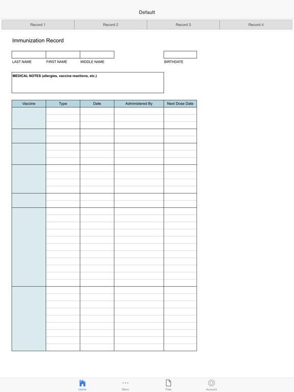 Screenshot #6 pour Immunization Log