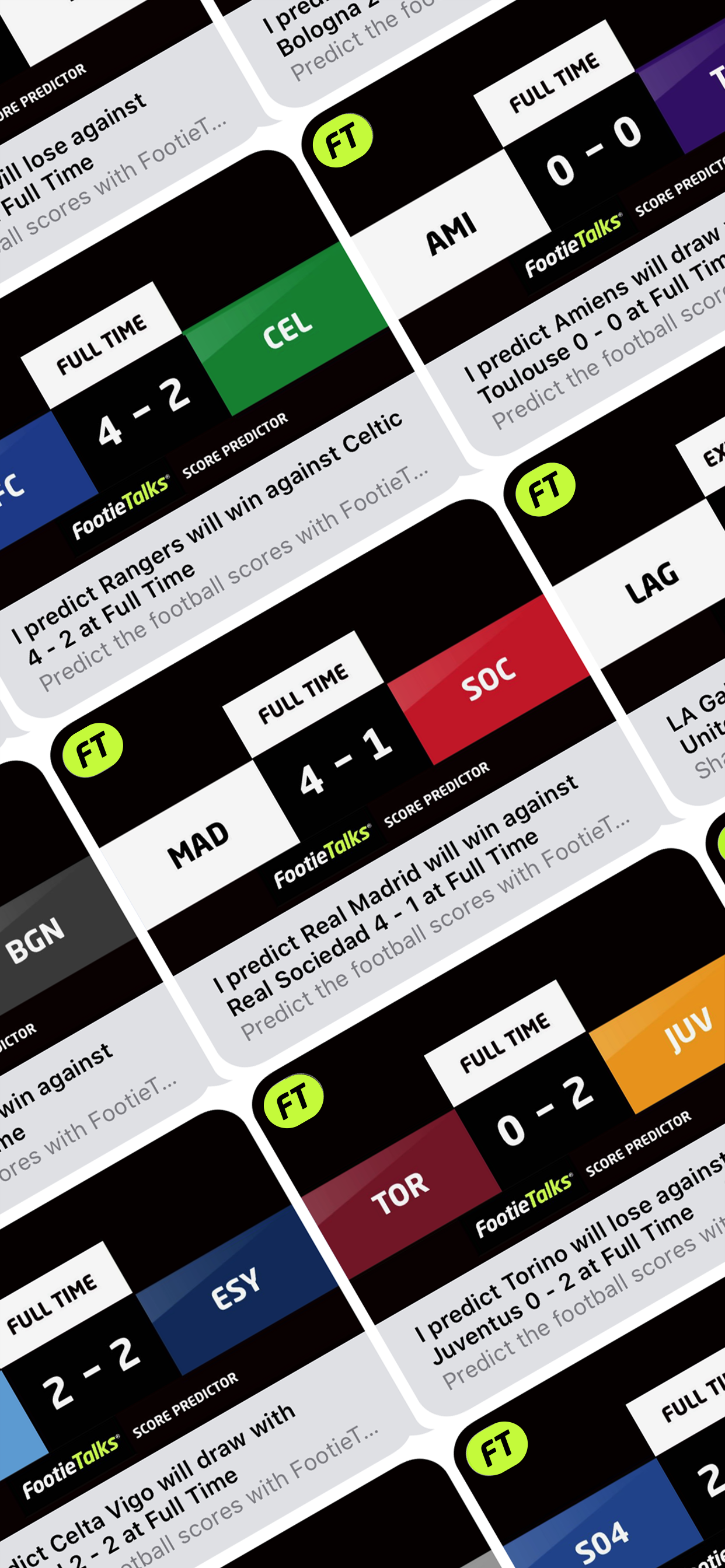 Score Predictor : FootieTalks