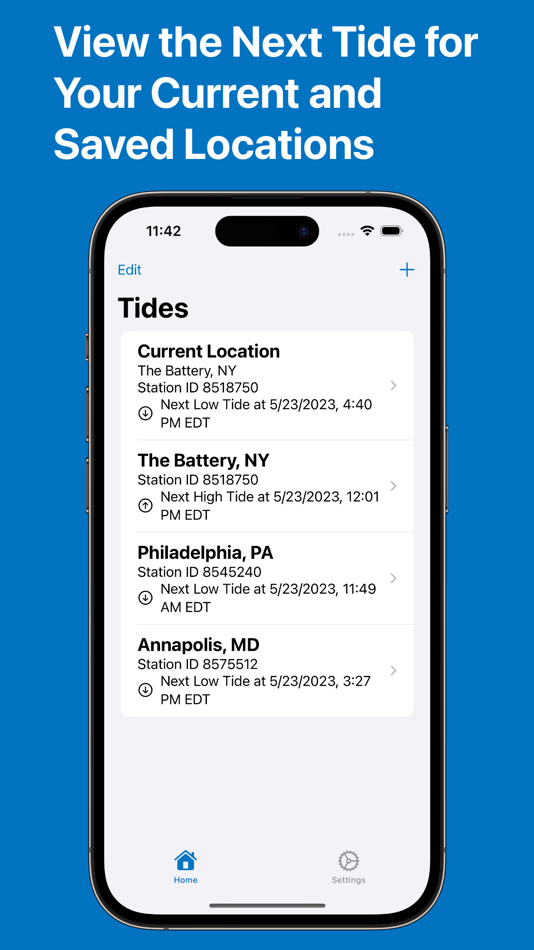 #2. Tides - high and low tide info (macOS) 由: Andy Lin