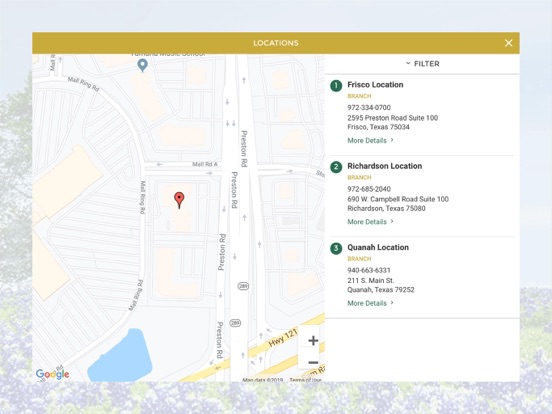 Texas Republic Bank iPad screenshot 3 - Finance app