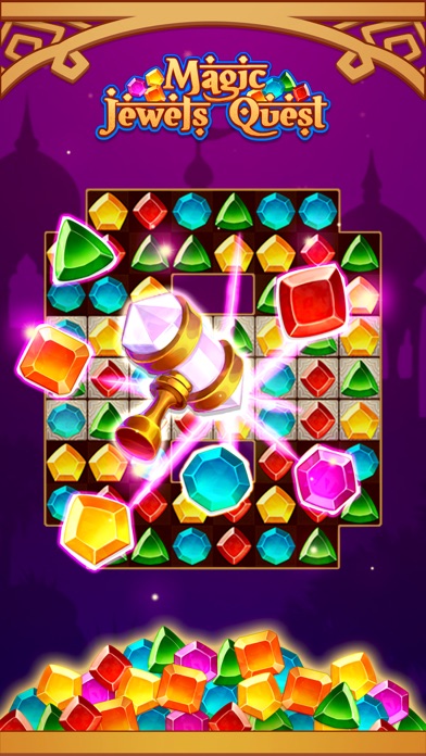 Screenshot #3 pour Magic Jewels Quest: Match 3