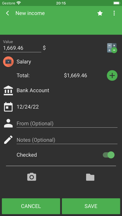 Fast Budget - Expense Manager Screenshot