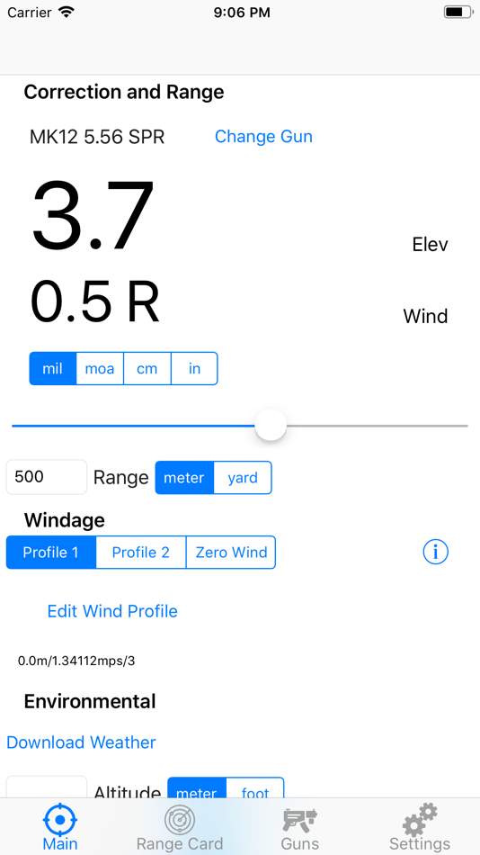 #1. Sendit Ballistics (iOS) Podle: Deft Systems, LLC