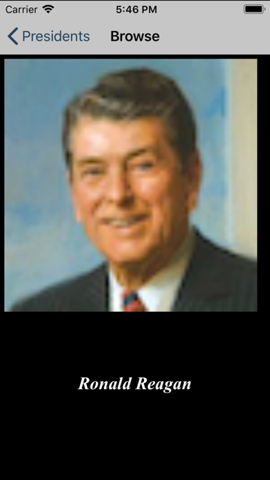 Presidents of USA Screenshot
