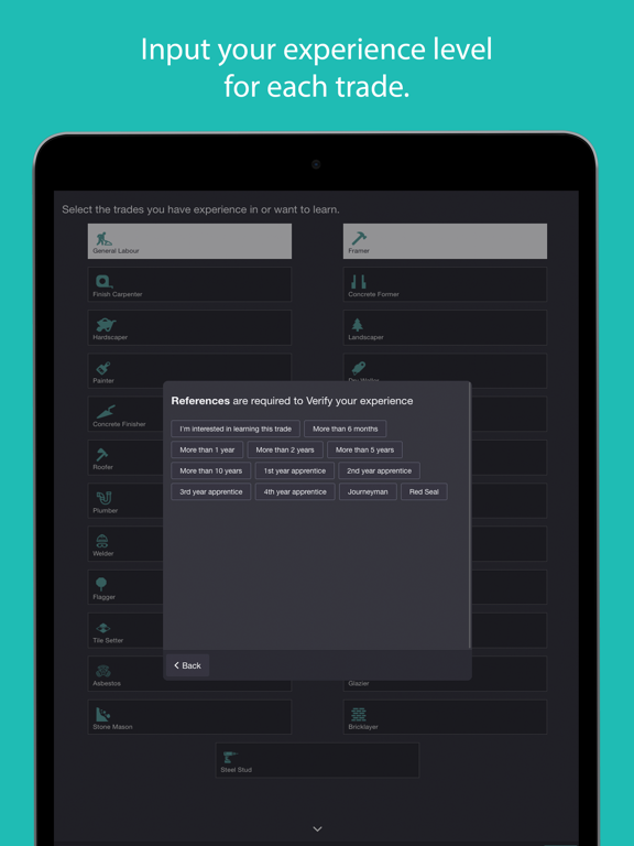 Faber Work iPad screenshot