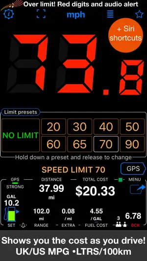 Speedometer 55 Pro. GPS kit. screenshot 2
