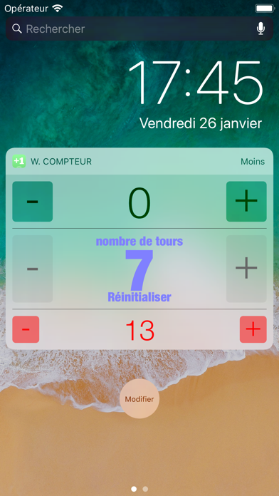 Screenshot #2 pour Widget Compteur