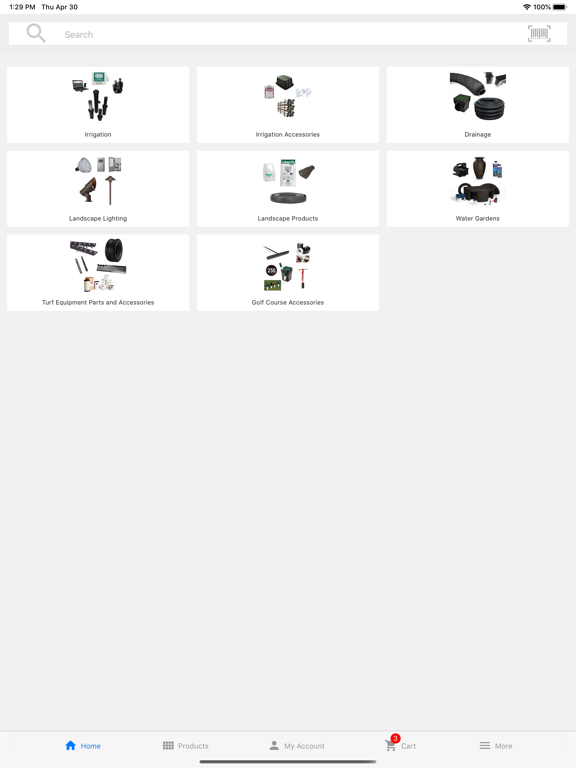 Smith Turf & Irrigation iPad screenshot 1 - Shopping app