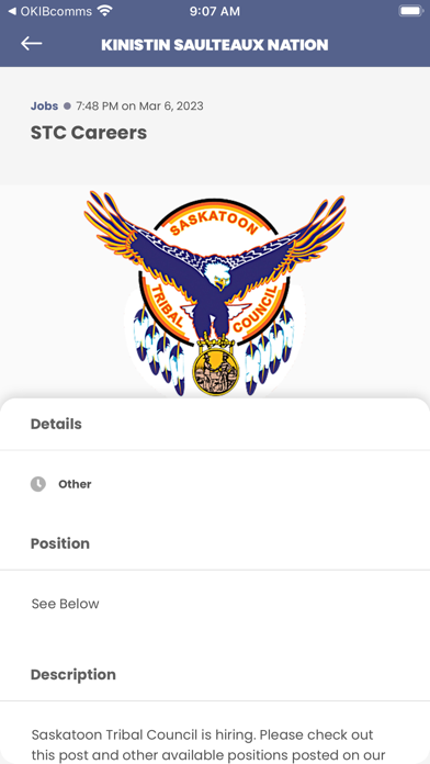 Kinistin Saulteaux Nation Screenshot