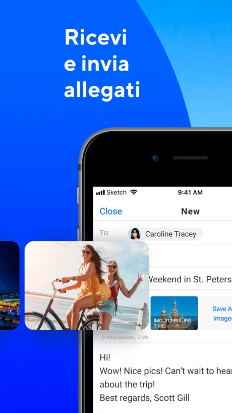 Mail: Posta, Cloud, Calendario