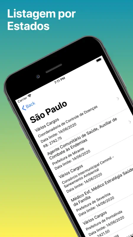 Radar de Concursos Públicos screenshot 3 of 4