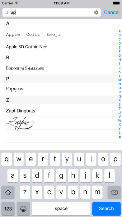 Fonts Inside Screenshot 4 of 4