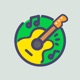 GuitarNotes - Master Fretboard app icon - Education app for iPhone