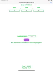 feed mix calculator ipad images 1