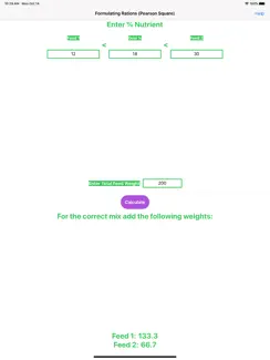 Feed Mix Calculator iPad image 1