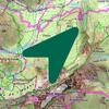 Iphigénie X, the hiking map icon