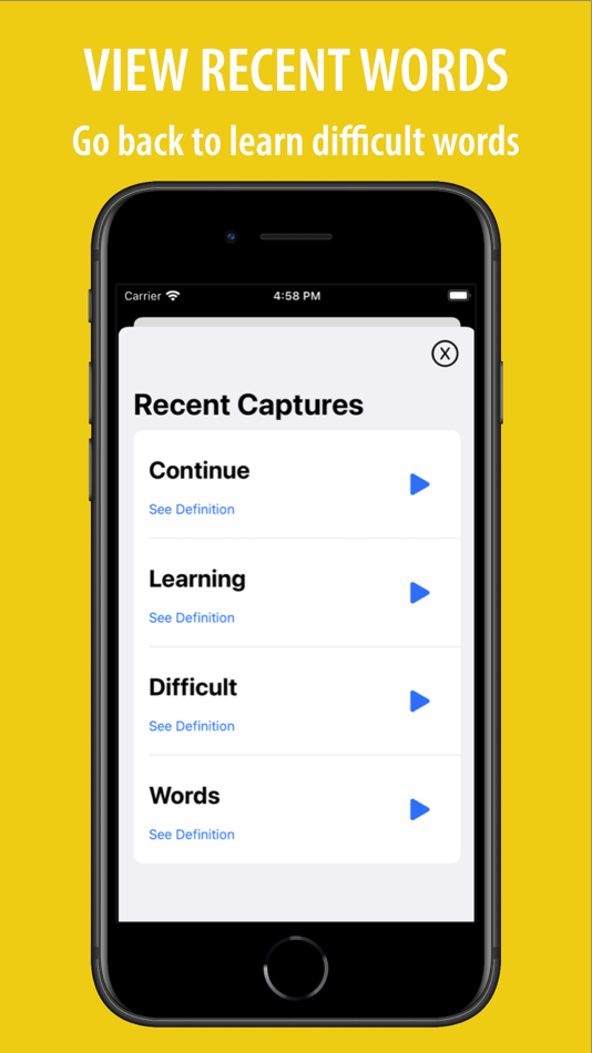 #3. Word Capture (iOS) 来自: Juice Box Monkey Designs