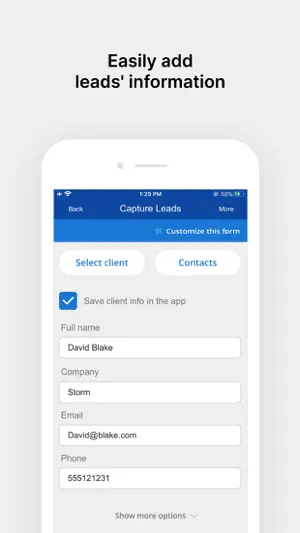Trade Show Lead Collection App screenshot 3