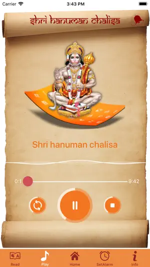 Hanuman Chalisa Audio & Alarm screenshot 2