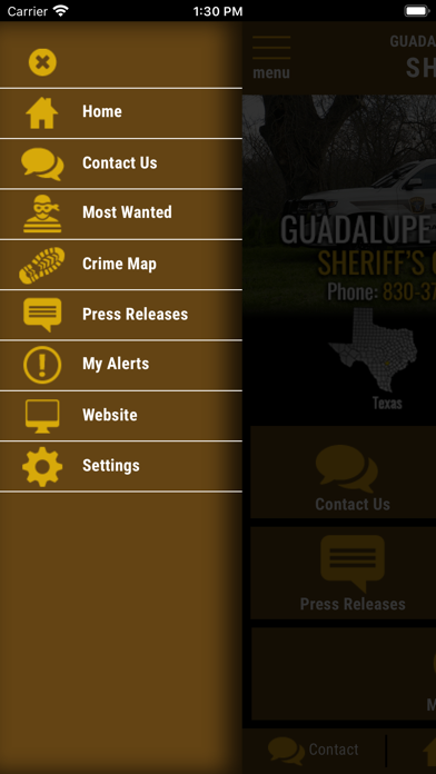 Guadalupe County TX Sheriff app screenshot 2