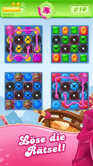 Screenshot von Candy Crush Jelly Saga auf dem iPhone 4