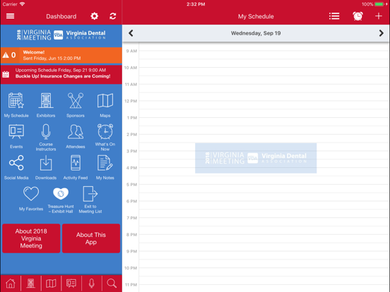 VDA EVENTS iPad screenshot