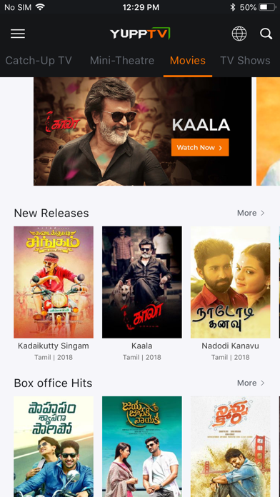 YuppTV - Live TV & Movies Screenshot