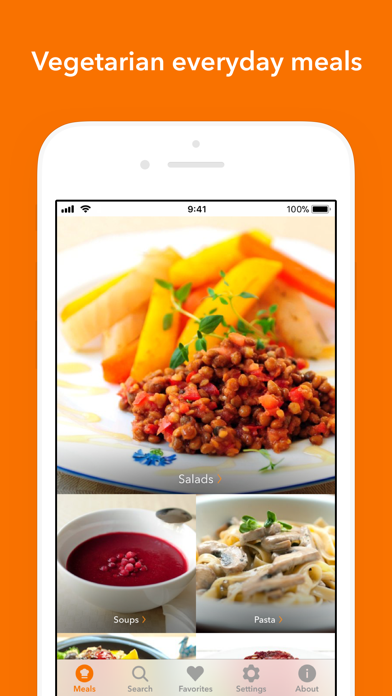 Screenshot #1 pour Veggie Meals