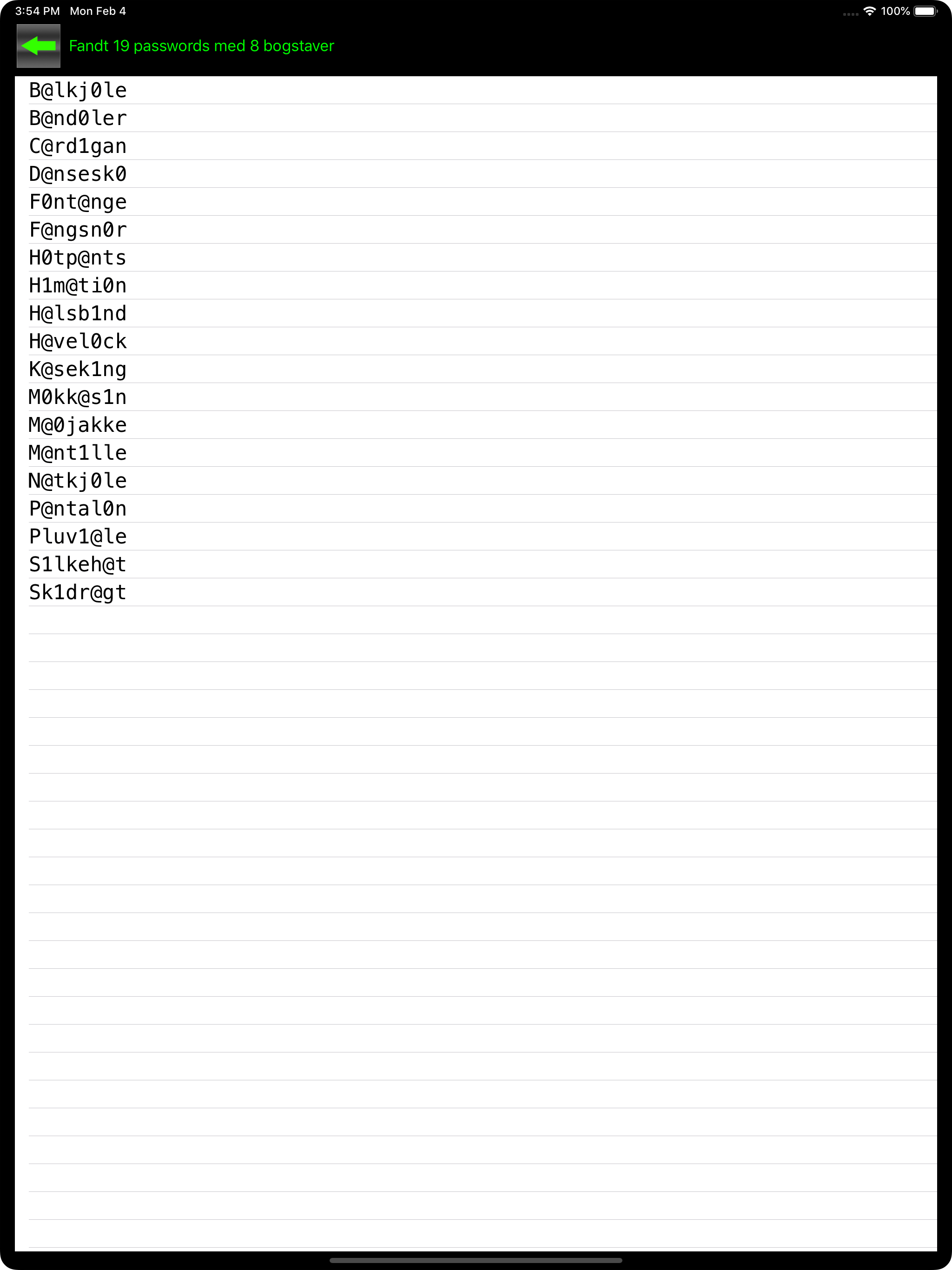 PassGen password generator DK screenshot 7