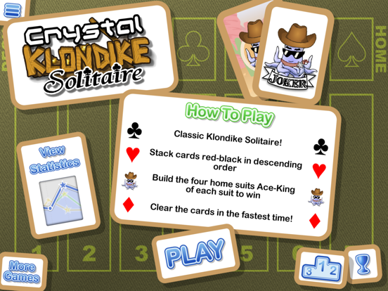 Crystal Klondike Solitaire