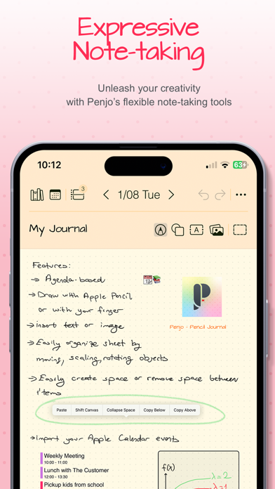 Penjo - Pencil Journal Screenshot