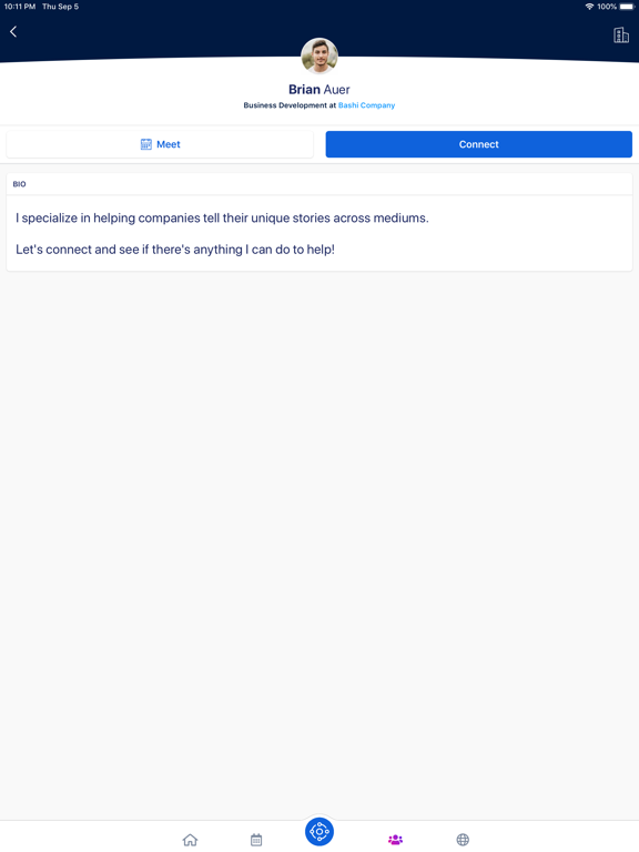 Connect Space iPad screenshot 4 - Business app