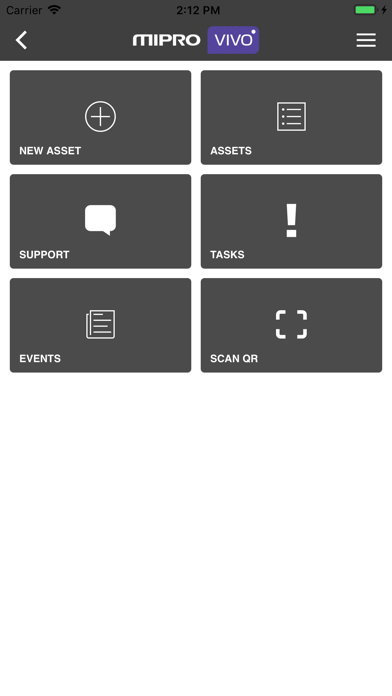 MiproVIVO Mobile app screenshot