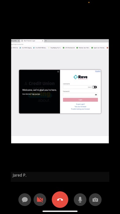 Rave Video Banking Screenshot