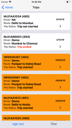 Logistics Management System screenshot 1