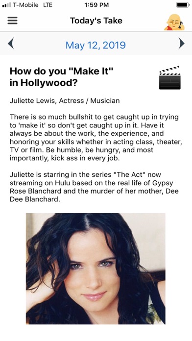 Screenshot #1 pour Actor Genie App