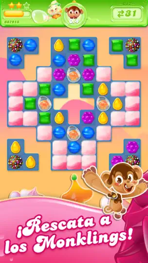 Captura de pantalla de Candy Crush Jelly Saga en iPhone 3