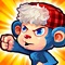 Help Koko Kornelius, a furious and brave little monkey, defend the wildlife from evil lumberjacks in this defense game