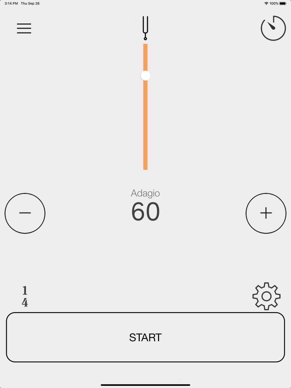 Smart Metronome & Tuner ipad screenshot 1